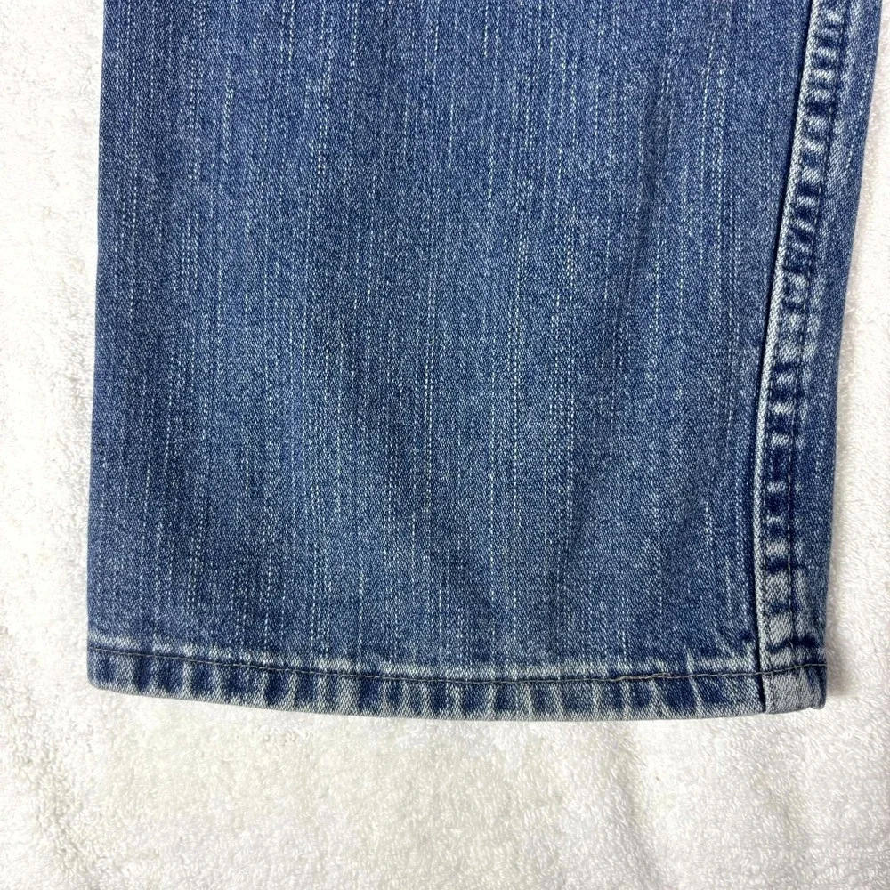 Wrangler Jeans Co Denim Pants Mens 36x29 Blue Straight Leg Workwear Casual